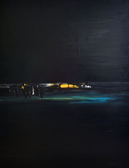 Painting, At Dusk (Au Crépuscule), Bruno Cantais