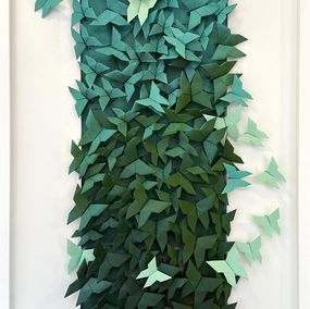Gemälde, Nouveau souffle... (Origami 2024), Olivier Messas