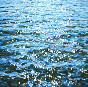 Gemälde, Glare on the waves, Iryna Kastsova