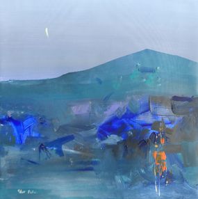 Pintura, Night in the mountains, Yehor Dulin