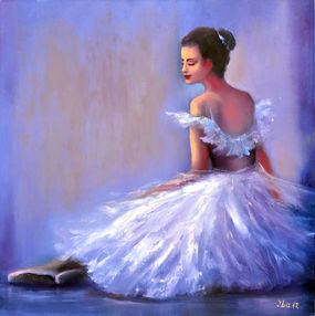 Pintura, Ballerina. oil painting, Elena Lukina