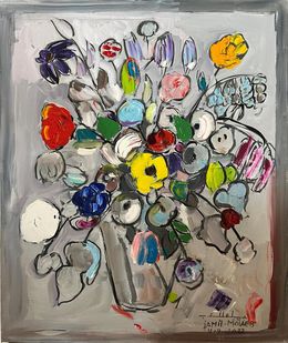 Painting, Flower Series, Jamil Molaeb