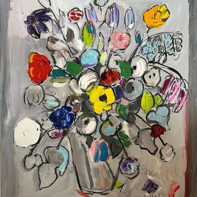 Painting, Flower Series, Jamil Molaeb
