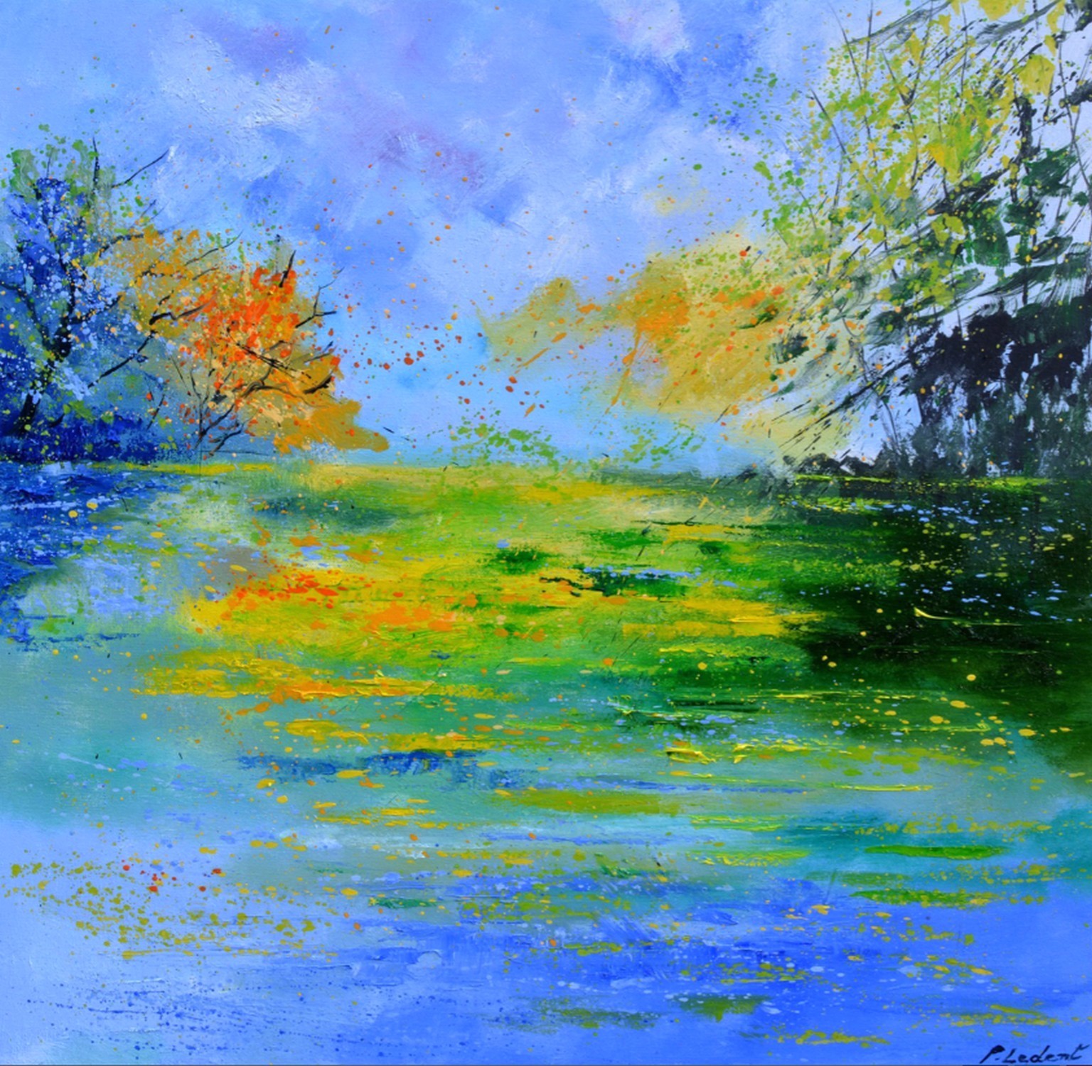 Pol Ledent, Quiet waters Pol Ledent, Quiet waters