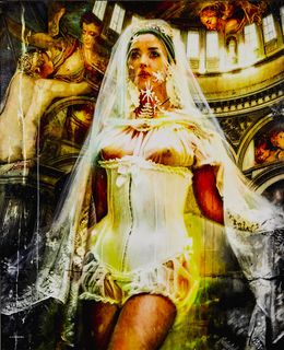 Painting, Bride in Vatican, Tos Kostermans