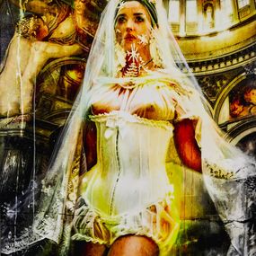 Painting, Bride in Vatican, Tos Kostermans