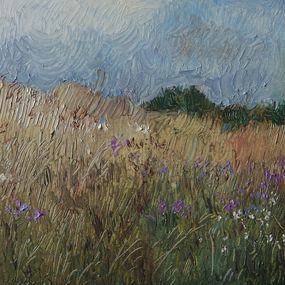 Gemälde, Field in Geislar, Galya Popova