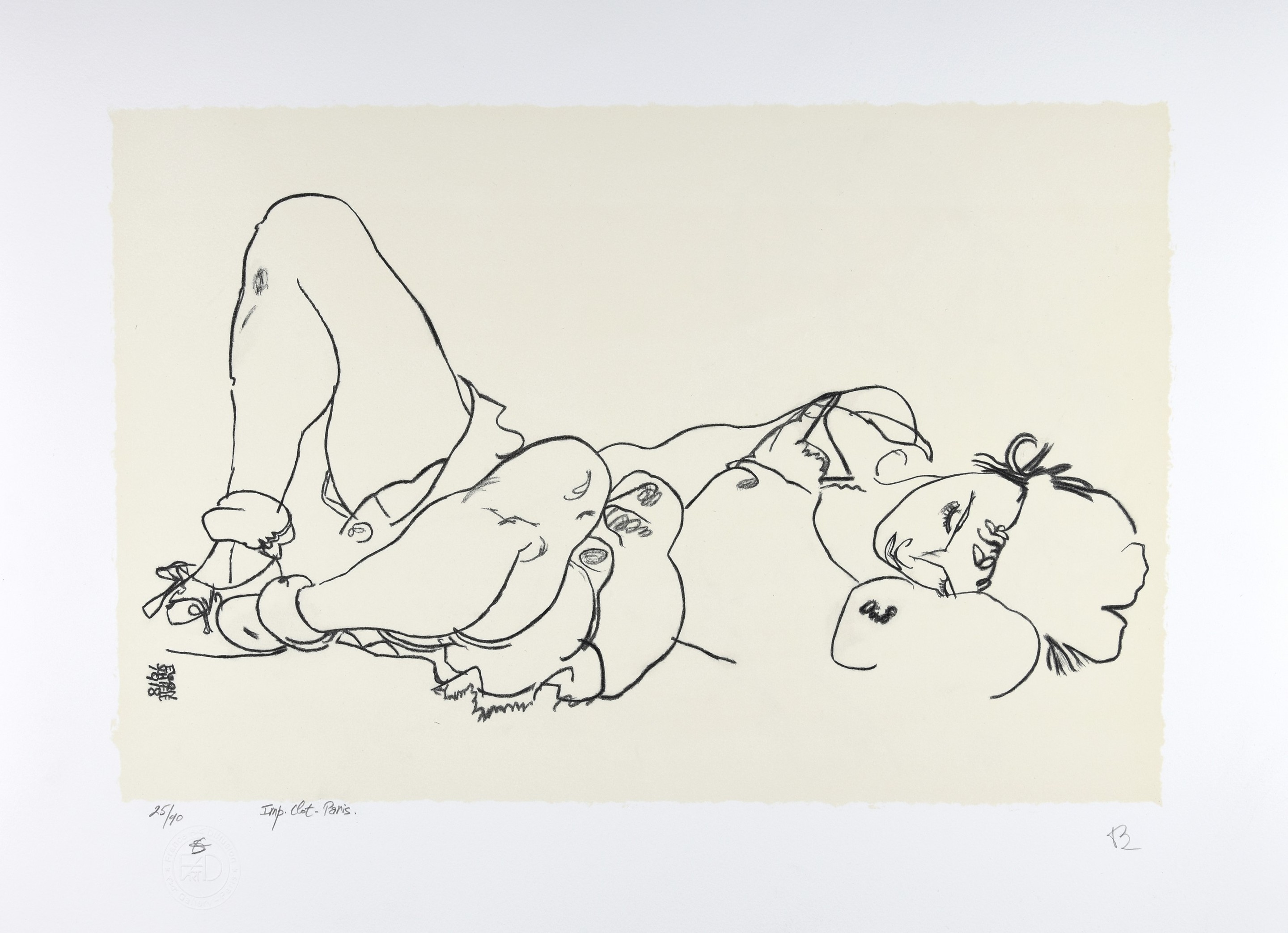 Egon Schiele, La femme allongée, 1918 | Reclining woman, 1918 (Liegende) Egon Schiele, La femme allongée, 1918 | Reclining woman, 1918 (Liegende)