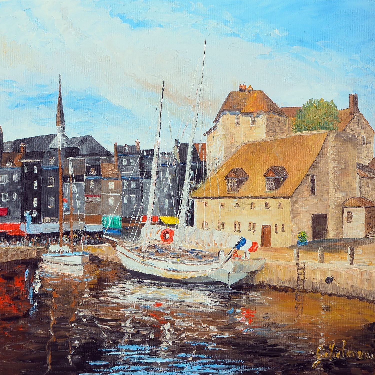 Gyslaine Pachet-Micheneau, Bassin de Honfleur Gyslaine Pachet-Micheneau, Bassin de Honfleur