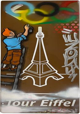 Painting, Tintin Eiffel, Fat
