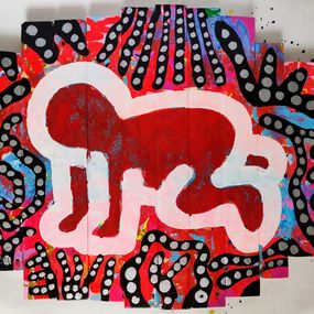 Sculpture, Tribute to K. Haring, Dr. Love