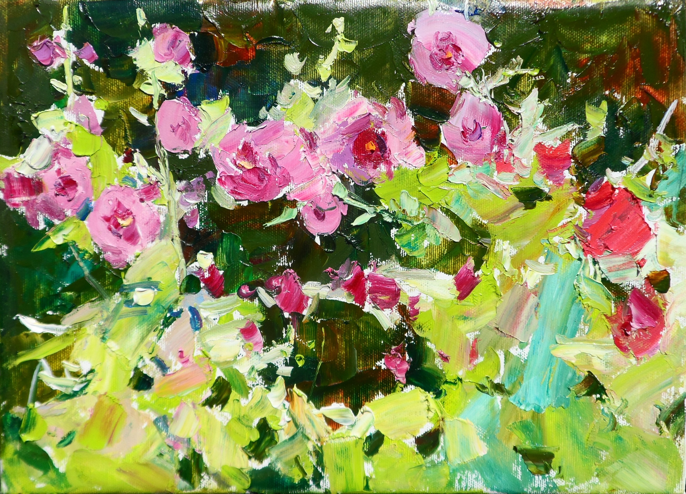 Yehor Dulin, Mallow flowers Yehor Dulin, Mallow flowers