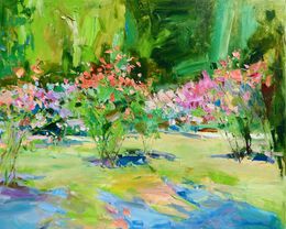 Painting, Rose garden, Yehor Dulin