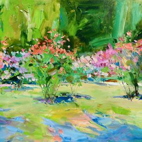 Gemälde, Rose garden, Yehor Dulin