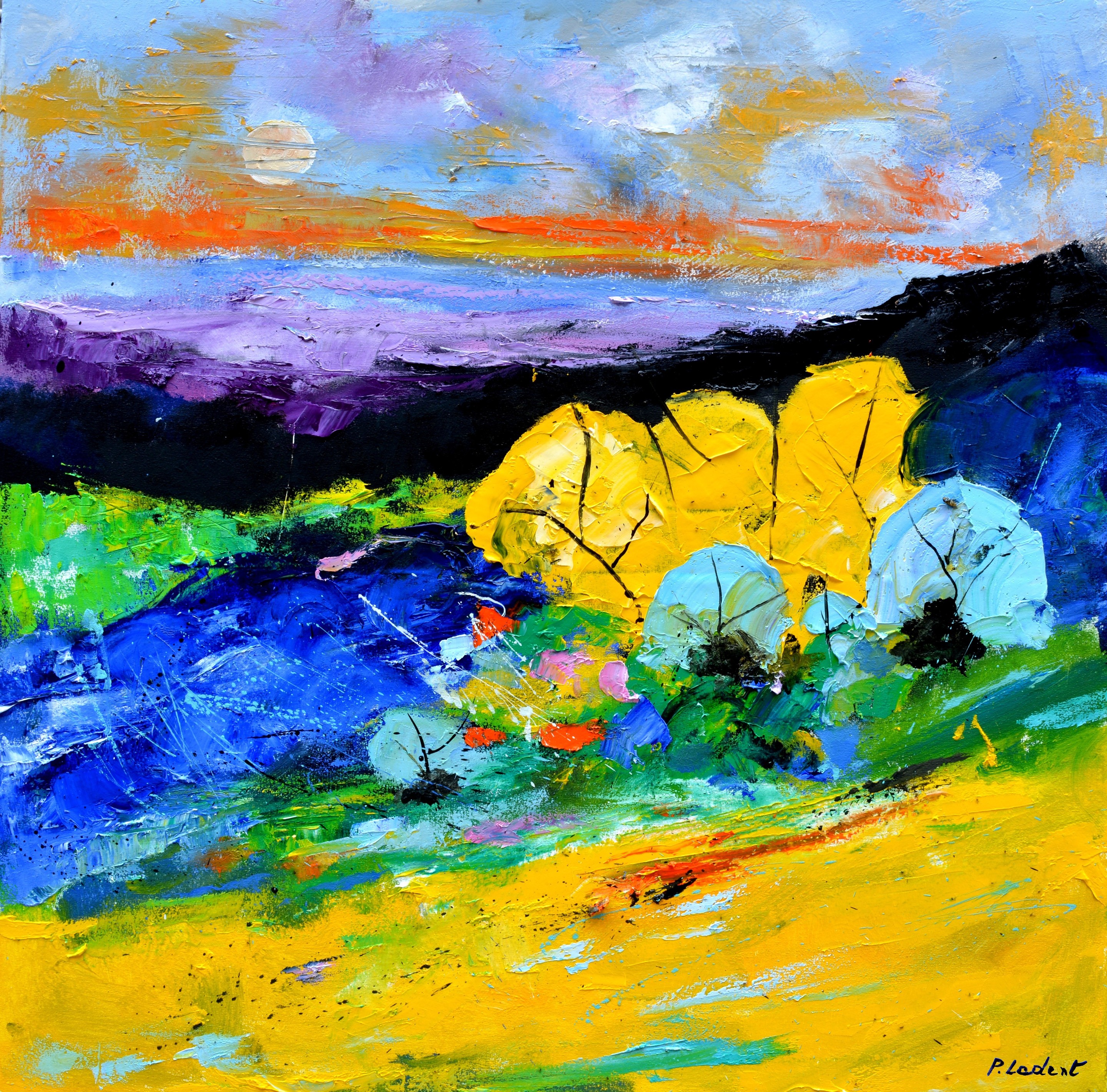 Pol Ledent, Colourful trees Pol Ledent, Colourful trees