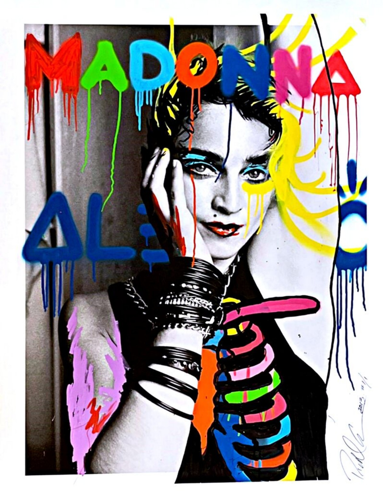 Alec Monopoly, Madonna Monotype Alec Monopoly, Madonna Monotype