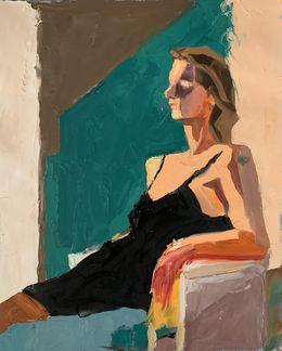 Peinture, Woman in a chair, Schagen Vita