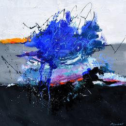 Peinture, Blue vision, Pol Ledent
