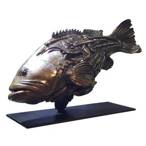 Sculpture, Mérou aquatique, Thierry Benenati