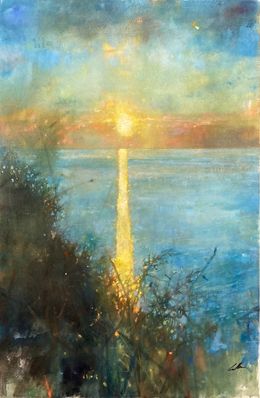 Gemälde, Sea View at Tresaith, Bill Bate