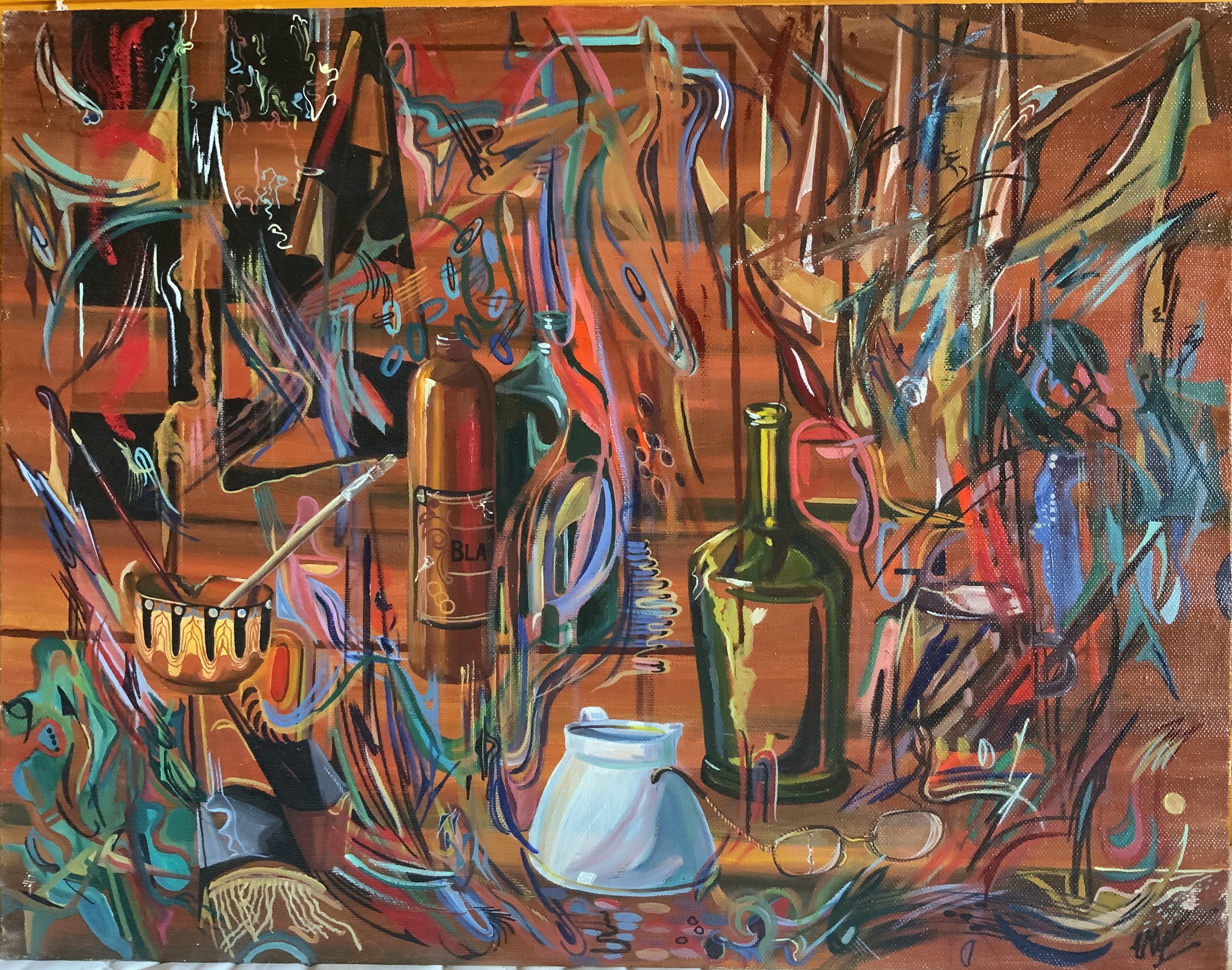 Elena Chulkova, Still life of unnecessary objects Elena Chulkova, Still life of unnecessary objects