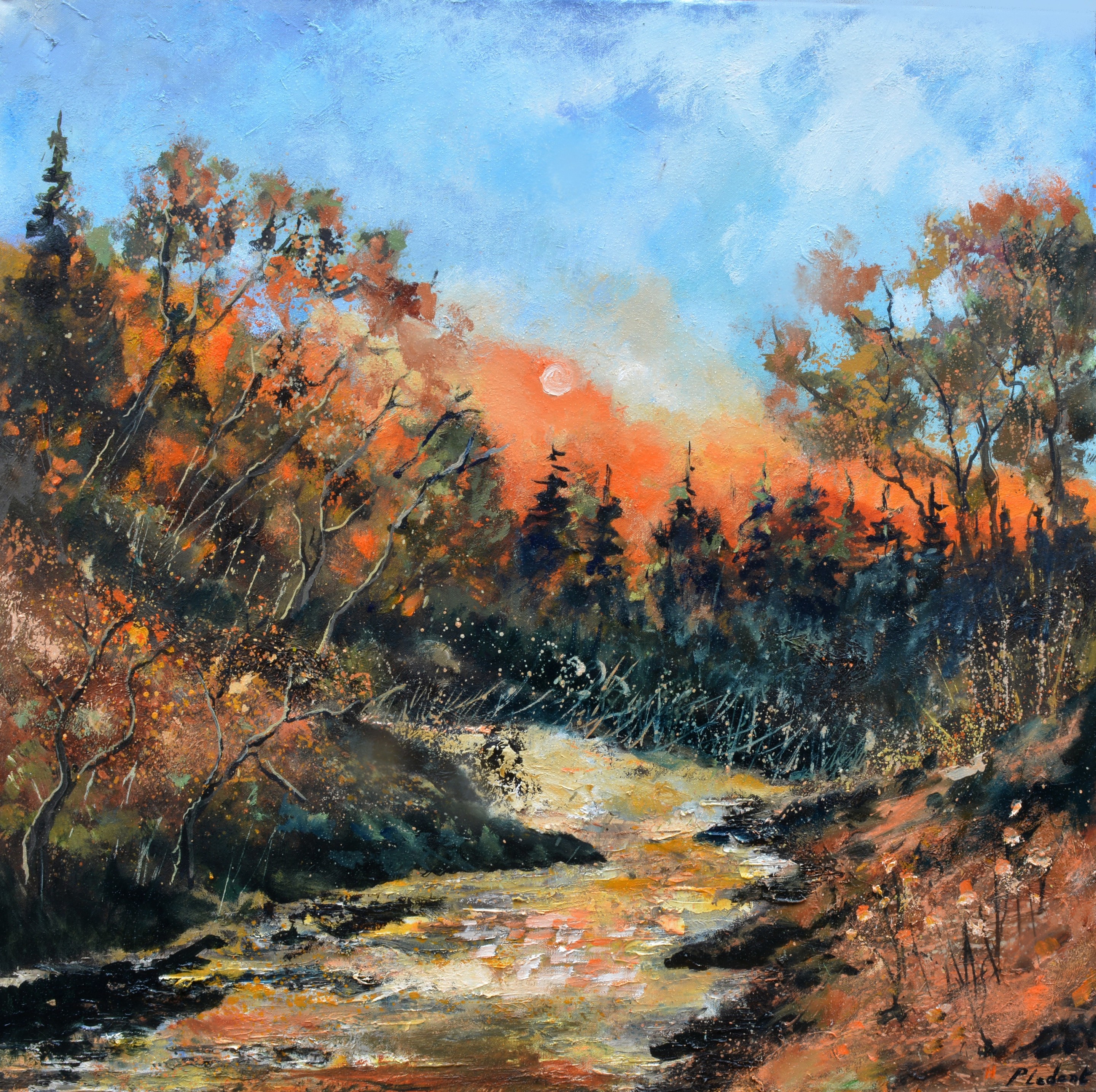 Pol Ledent, Moonshine on the river Pol Ledent, Moonshine on the river