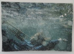 Painting, Ocean calling under crystal, Benoit Barbagli