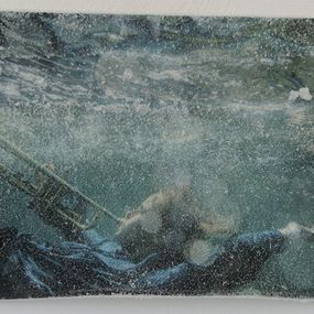 Gemälde, Ocean calling under crystal, Benoit Barbagli