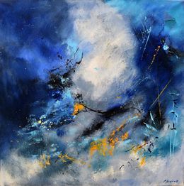 Gemälde, Blue flight, Pol Ledent
