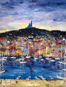 Painting, Marseille colorée, Thierry Chauvelot