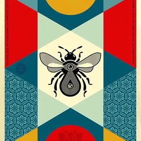 Edición, Bee Geometric (Dark), Shepard Fairey (Obey)