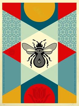 Édition, Bee Geometric (Light), Shepard Fairey (Obey)