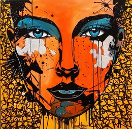 Painting, Graffiti and face, Stoz