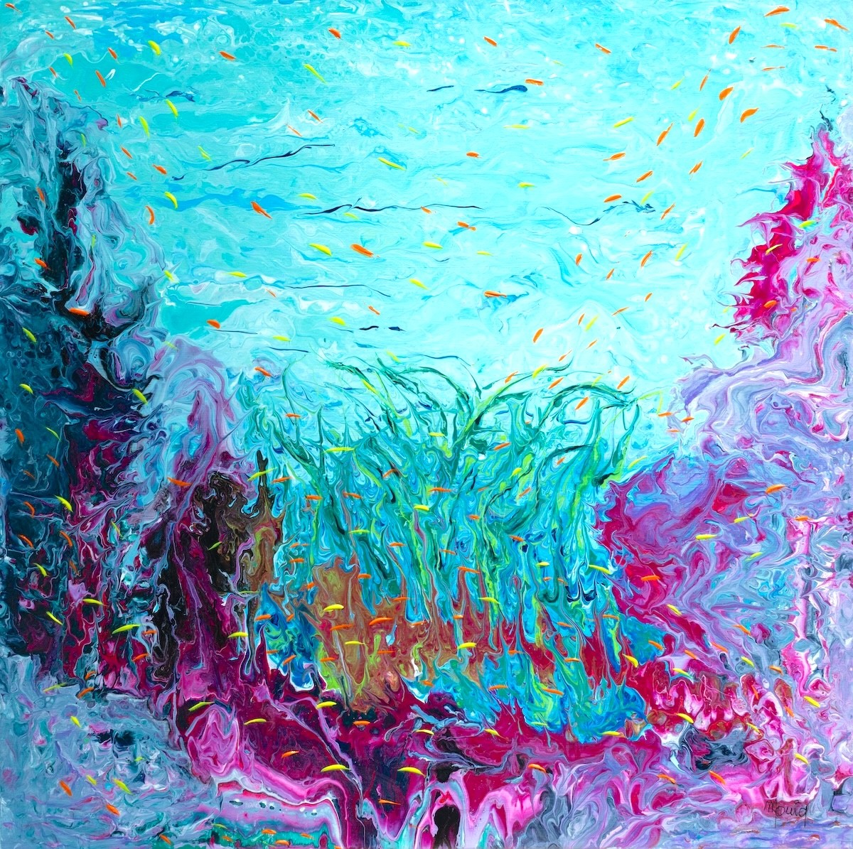 Moniq, Rêves du paradis marin - série Fonds marins Moniq, Rêves du paradis marin - série Fonds marins