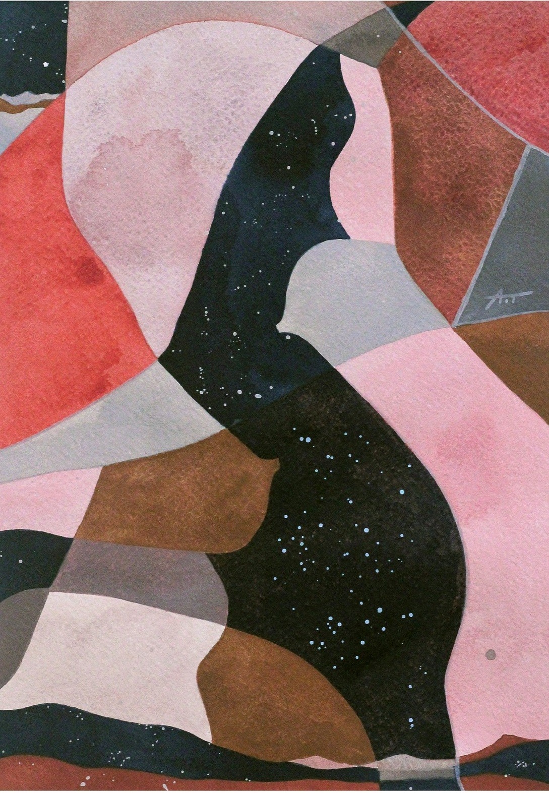 Aurélie Trabaud, Abstrait nu N°27 Aurélie Trabaud, Abstrait nu N°27