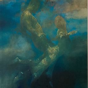 Painting, Ocean Swimmers, Bill Bate