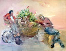 Gemälde, The Florist, Hassan Jouni