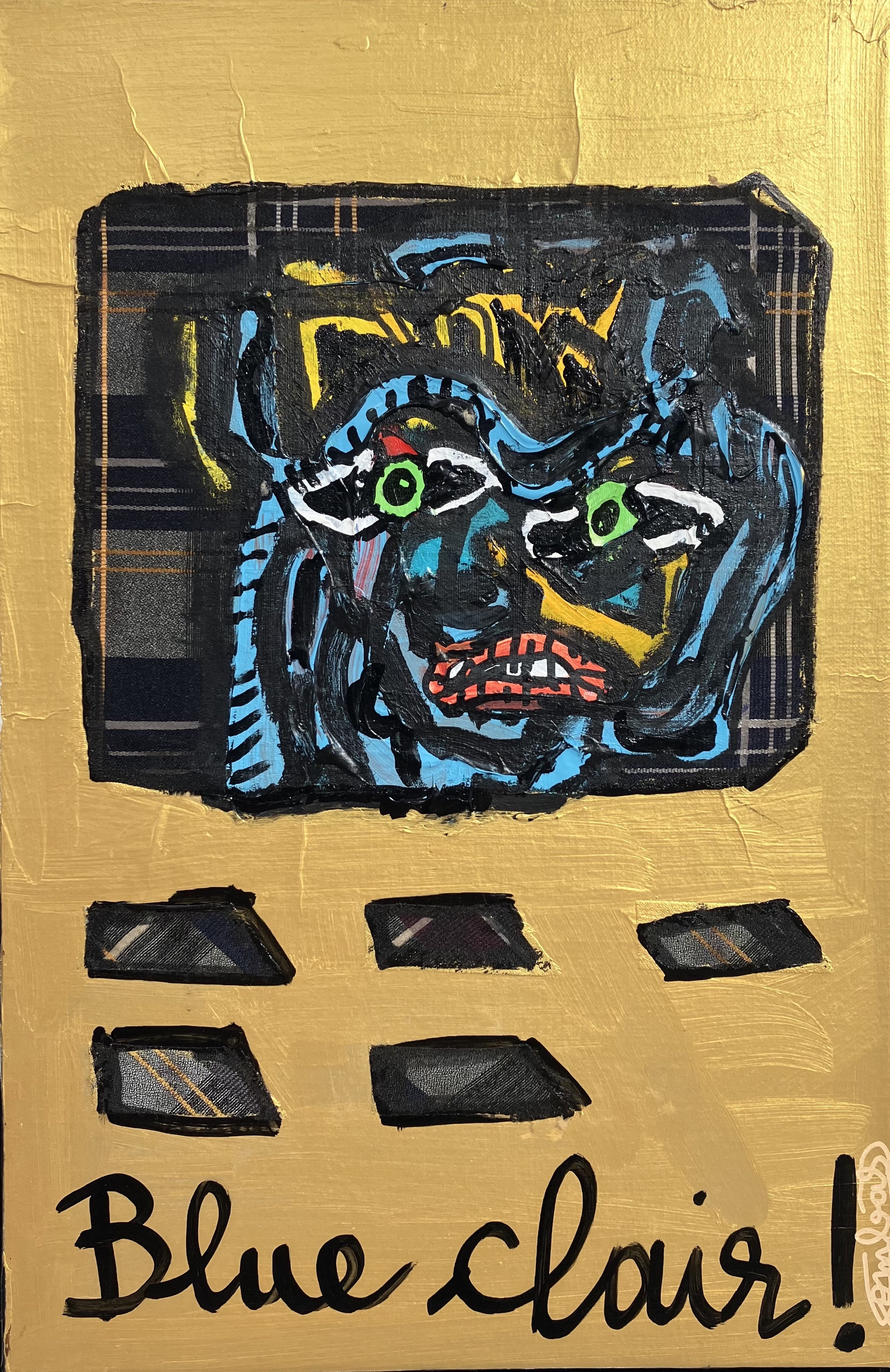 Robert Combas, Blue Chair ! Robert Combas, Blue Chair !