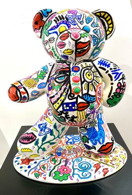Sculpture, Gacko bear la vie, André Gacko