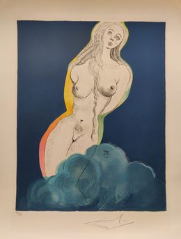 Print, Allegory: "Brave Cecile" from Marquis de Sade, Salvador Dali