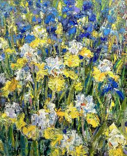 Peinture, Flowers of love, Andrey Chebotaru