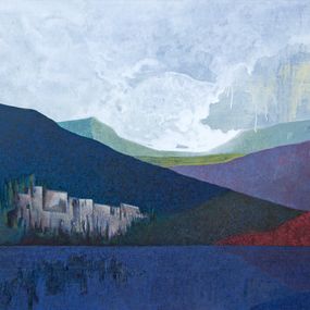 Peinture, Le Lac bleu, Gaëtan de Séguin