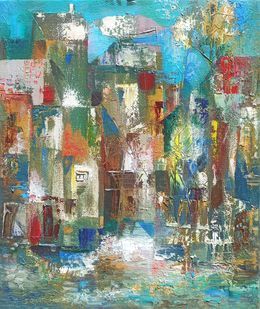 Painting, Colors of the City, Seyran Gasparyan