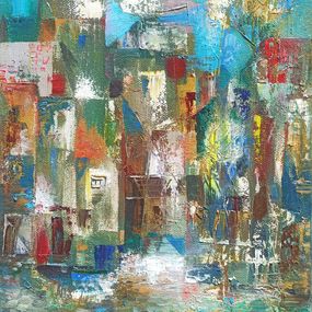 Painting, Colors of the City, Seyran Gasparyan