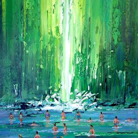 Painting, Friday Morning Swim, Trayko Popov