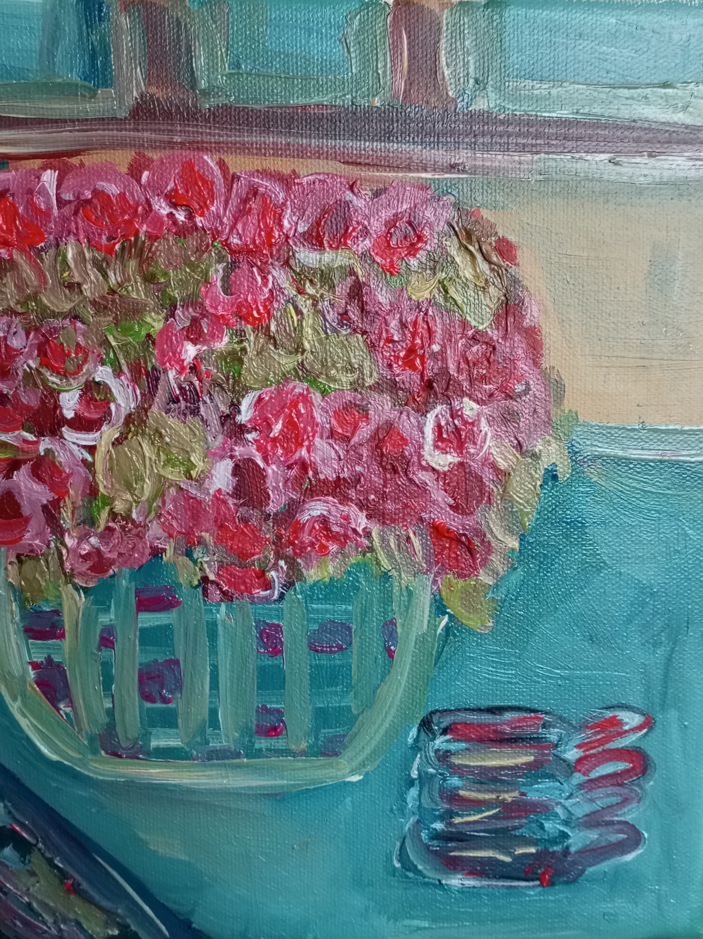 Natalya Mougenot, The smell of warm coffee and bloomed roses Natalya Mougenot, The smell of warm coffee and bloomed roses