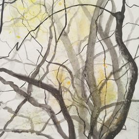 Painting, Poésie en forêt, Liying Xie
