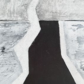 Painting, Chemin noir, Liying Xie