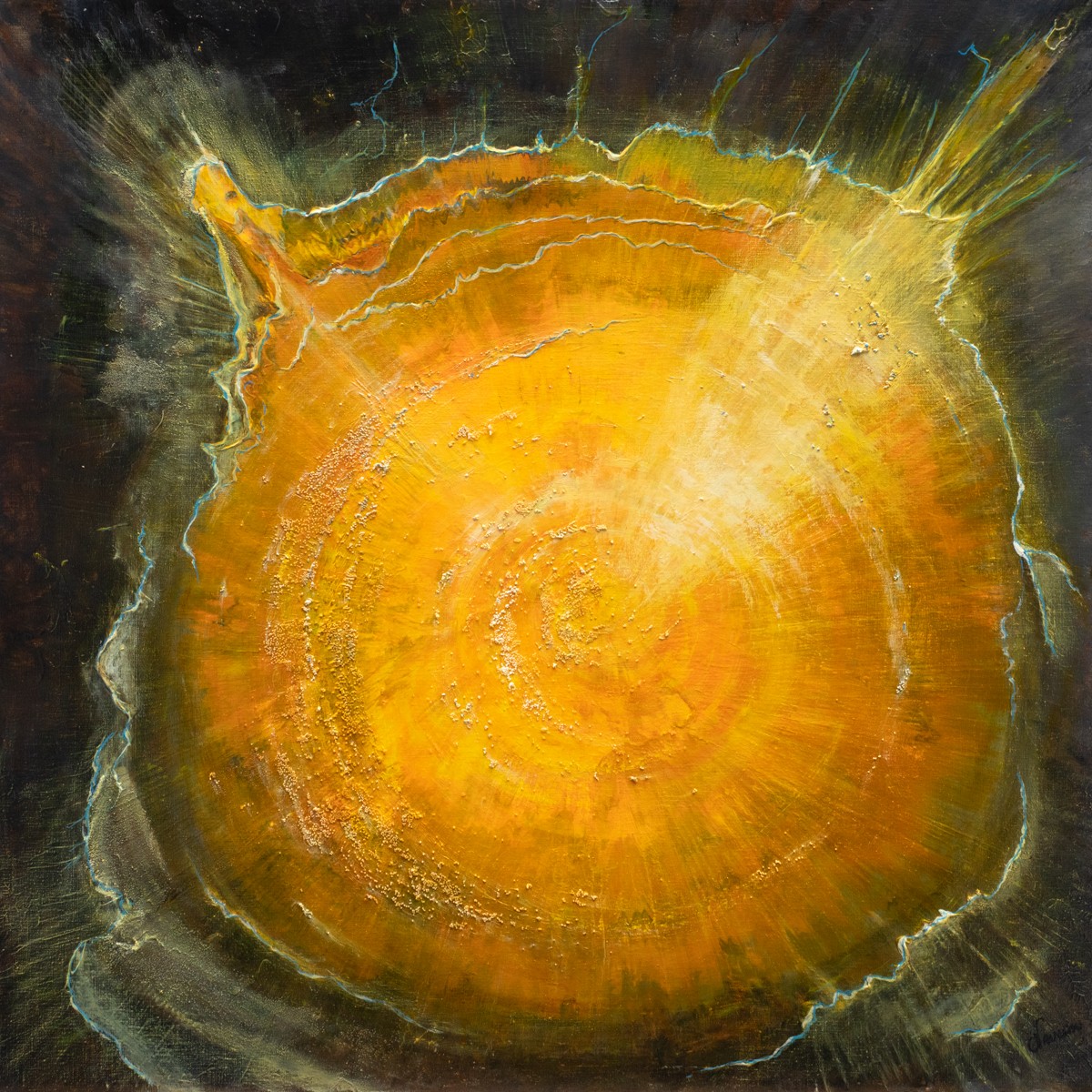 Thierry Nauleau, Implosion 2 - Explosion solaire - série Paysage de terre et de lumière Thierry Nauleau, Implosion 2 - Explosion solaire - série Paysage de terre et de lumière