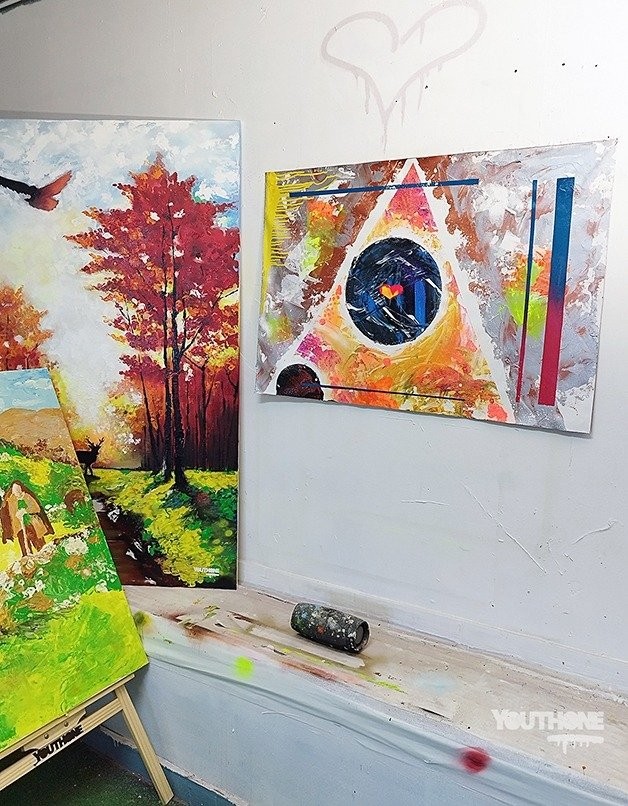Youthone, Cheap Originality, Painting on canvas